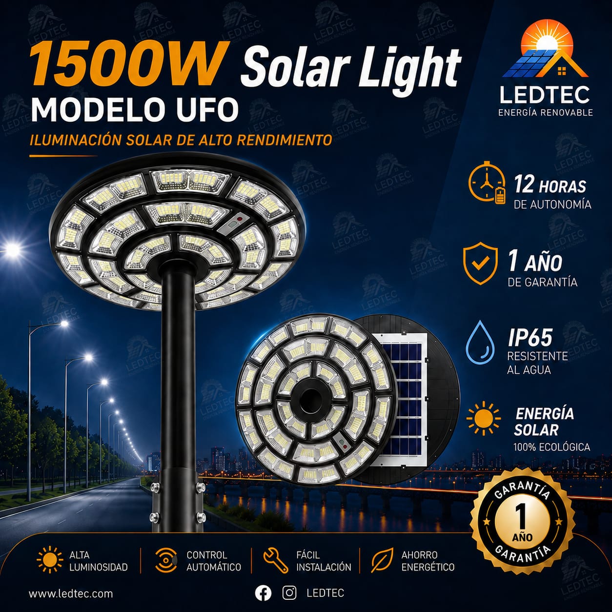 Ufo Solar 1500w