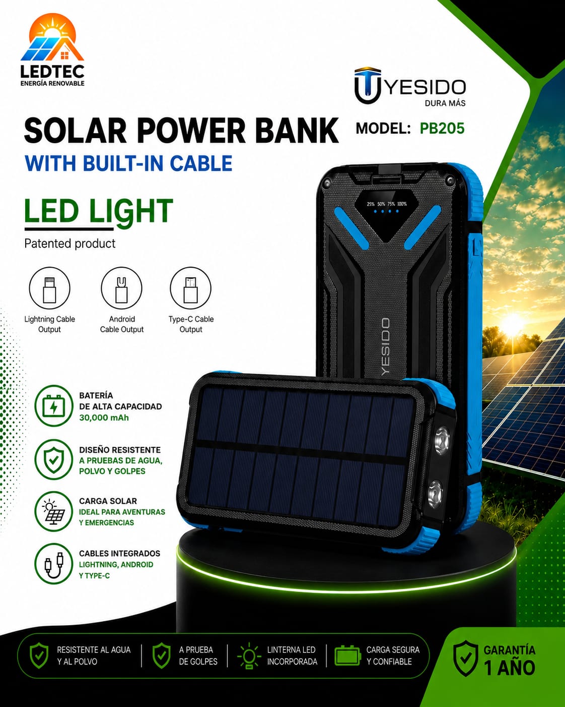 Solar Power Bank