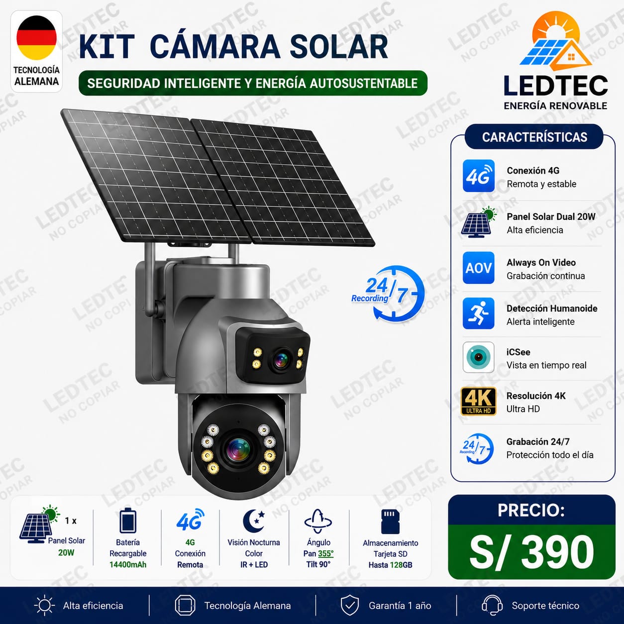Kit Cámara Solar