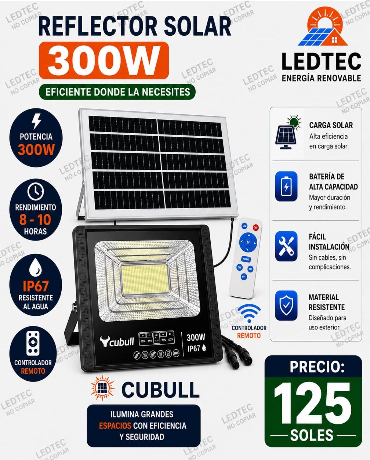 Reflector Solar 300w
