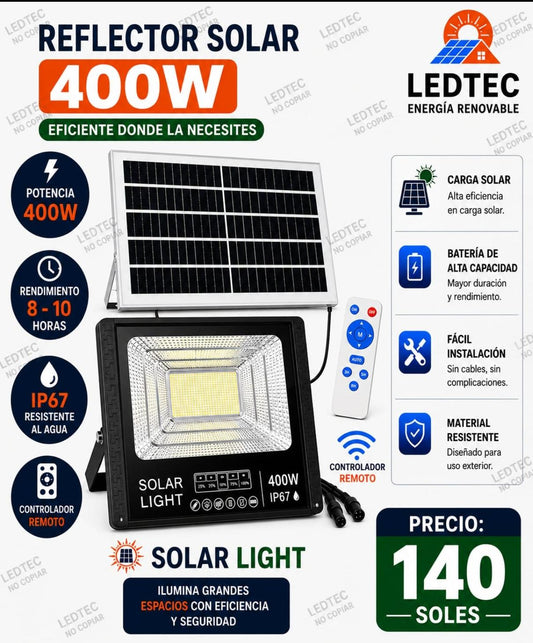 Reflector Solar 400w
