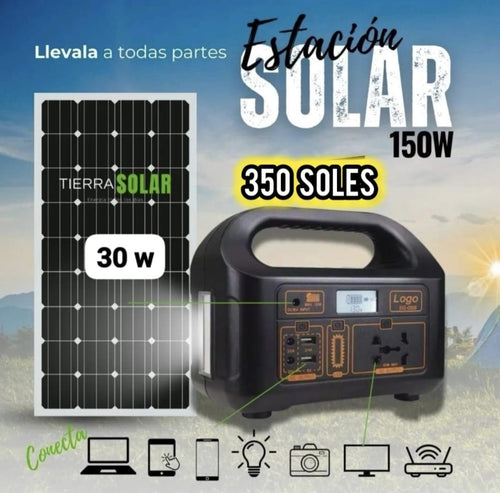 Kit Solar Portátil Para Laptop